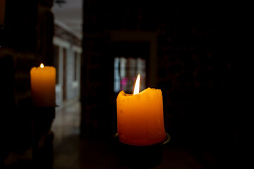 candles in the dark