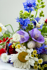 summer bouquet in the vase