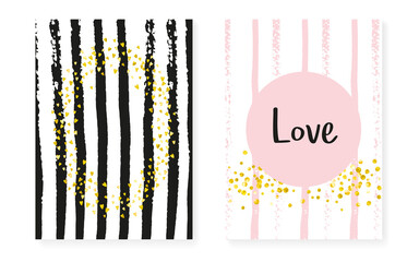 Polka Dot Confetti. Christmas Starburst Set.