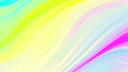 Abstract pink yellow gradient geometric background. Neon light curved lines and shape with colorful graphic design.