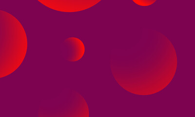 Red circles gradient on purple dark abstract background. Modern graphic design element.