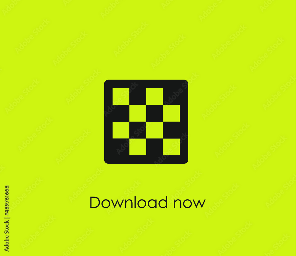 Poster chess vector icon. editable stroke. symbol in line art style for design, presentation, website or ap