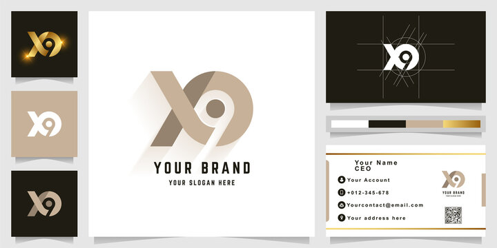 Letter Xa or Xo monogram logo