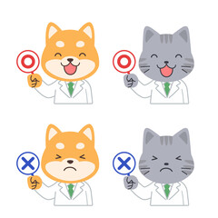 正解と不正解の説明をする動物の先生