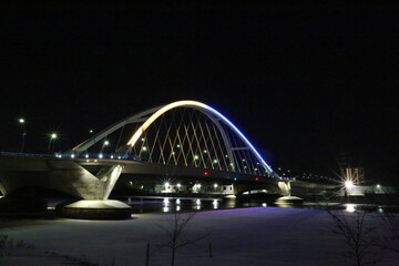 Lowry Bridge Minneapolis Ukrainian Colors