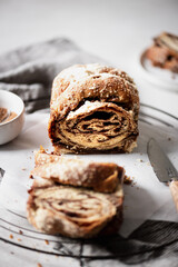 Cinnamon sugar babka loaf