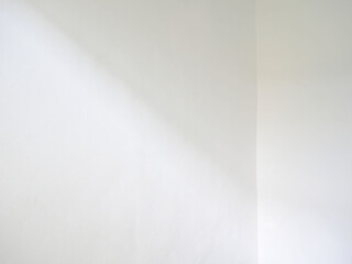Window shadow and light blur abstract background on white wall