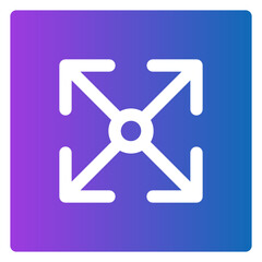 maximize gradient icon