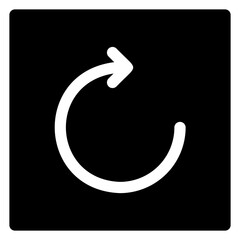 rotate glyph icon