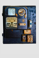 Historic electricity meter operated