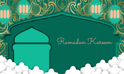ramadhan banner green