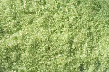 Green salt texture background	