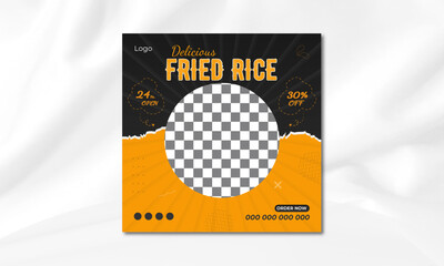 Delicious Yummy Food Burger and restaurant Promotional Facebook web banner template. Set of Food facebook cover header for social media and website advertisement.