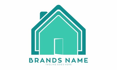 Fototapeta premium Real estate construction logo design