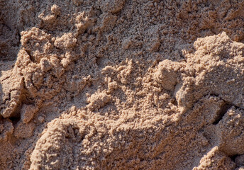 Light and shadow on the sand