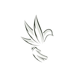 outline logo design bird animal