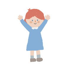 女の子の全身イラスト3