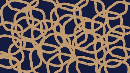 Abstract Background With Textured Circles On Darl Blue Background.