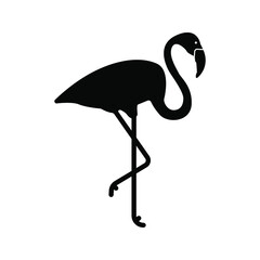 flamingo icon. animal sign. vector illustration