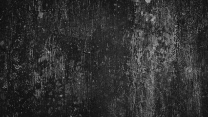 dark black abstract cement concrete wall texture background