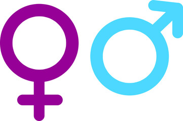 gender icon vector, on white background editable eps 8.eps