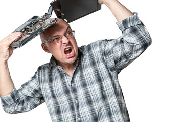 Nervous overload, work overload stress, workaholic, overexertion