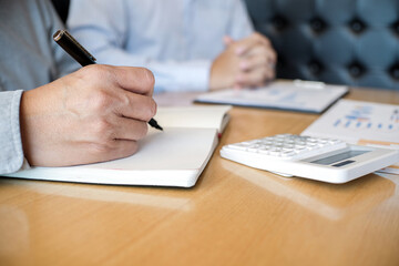 Business People Meeting Design Ideas professional investor working new start up project. Concept. business planning in office