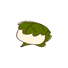 柏餅　手描き風