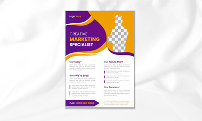 Corporate Business flyer design template. Geometric shape business flyer design layout, business banners, business poster design and leaflets.