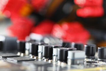Fototapeta na wymiar Audio mixing board