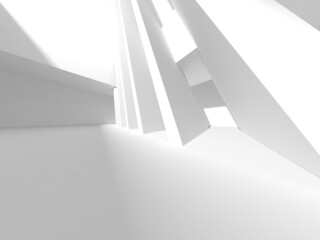 Obraz premium Abstract White Architecture Design Concept