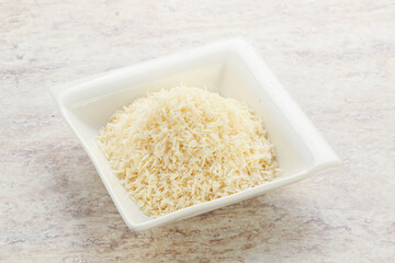 Natural organic coconut shredded powder