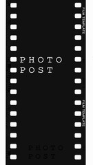 Obraz premium Filmstrip frame.With white space.text space.Set of social media stories and post frame templates.