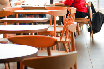 カフェのテーブル