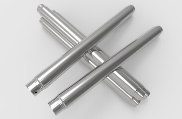 oil plastic metal stream cylinder pipe background texture 3d illustration rendering