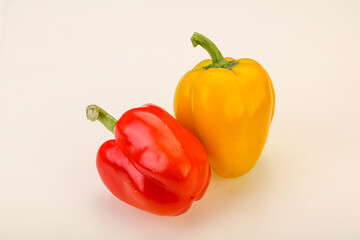 Ripe sweet Bulgarian bell pepper