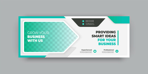 Corporate facebook cover web banner