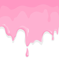 Pink ice cream background. Vector illustration