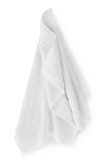 White towel hanging