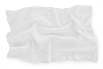 Wrinkled white towel