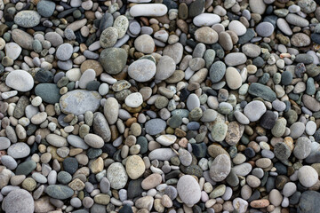 stones on the black sea coast