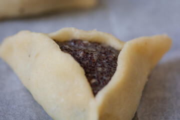 Close up of a prebaked 