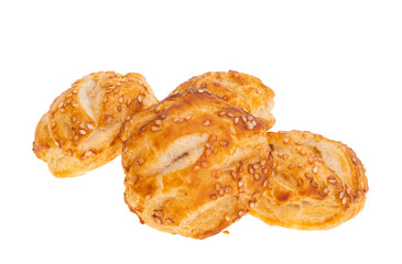 puff pastry isolated