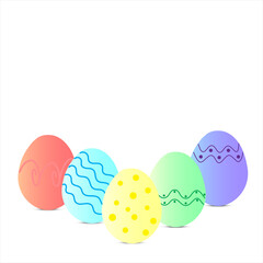 Simple Easter cards with cute chicks for icons.