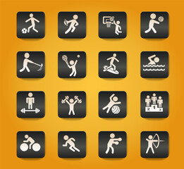 sport icon set