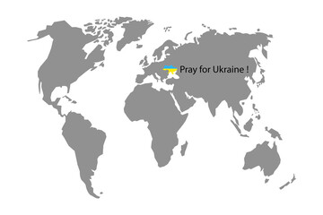 Fototapeta na wymiar Map ukraine pray. Poster with map pray. stock image. EPS 10.
