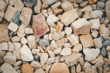 Colorful small granite and marble chips texture use for background,wallpaper,banner,poster concept.