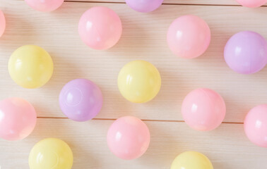 Pink ball background. Event background, campaign background, etc. ピンク色のボールの背景。イベント背景、キャンペーン背景など