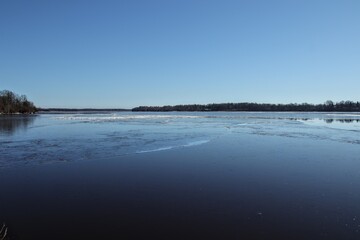 lake in winter