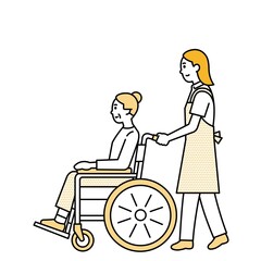 介護師や福祉の人物イラストまとめ